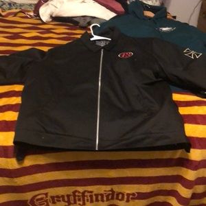 Black mechanics jacket